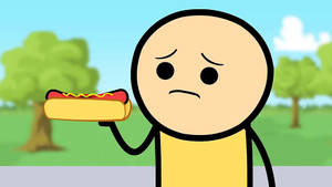 Cyanide And Happiness Sad Hotdog Wallpaper