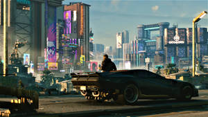 Cyberpunk 2077 Daylight Poster Wallpaper