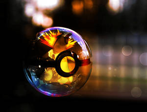 Cyndaquil Inside A Pokeball Wallpaper