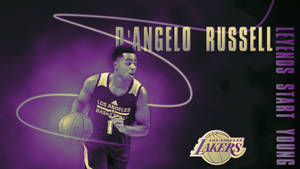 D'angelo Russell Black Purple Wallpaper