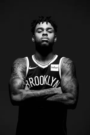 D'angelo Russell Greyscale Wallpaper