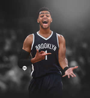 D'angelo Russell Looking Happy Wallpaper