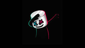 Dabbing Black Marshmello Wallpaper