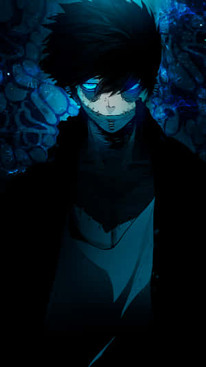 Dabi Blue Darkness Phone Wallpaper