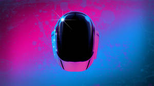 Daft Punk Helmet Watercolor Background Wallpaper