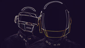 Daft Punk Lights Hd Wallpaper