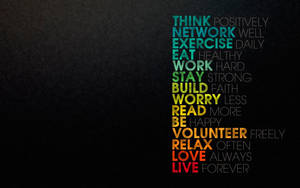 Daily Activity Quotes Desktop Wallpaper