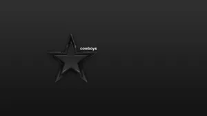 Dallas Cowboys Black Star Logo Wallpaper