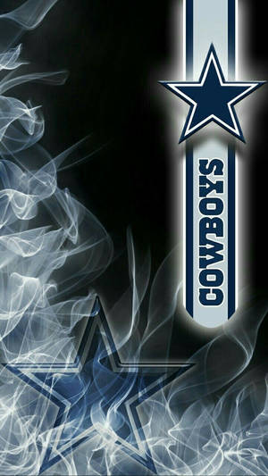 Dallas Cowboys Blue Star Smoky Background Wallpaper