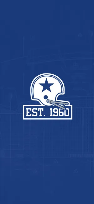 Dallas Cowboys Blueprint-style Background Wallpaper