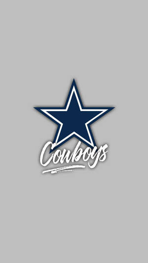 Dallas Cowboys Light Gray Background Wallpaper