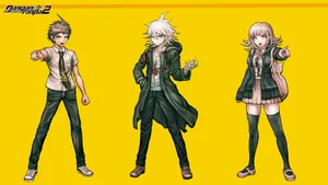 Danganronpa2 Character Standees Wallpaper