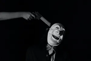 Danger Theatre Mask Wallpaper