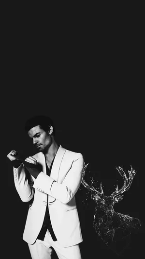 Daniel Gillies Aesthetic Art Wallpaper