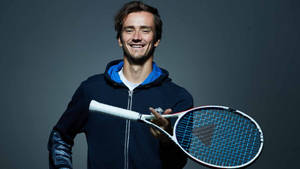 Daniil Medvedev Posing For The Camera Wallpaper