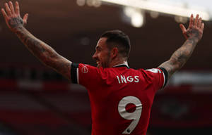 Danny Ings Arms Up Wallpaper