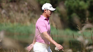 Danny Lee In Pink And White Attire Wallpaper