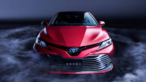 Daramtic Red Camry Toyota 4k Wallpaper