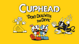 Dare To Challenge The Almighty Cuphead Wallpaper