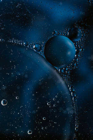 Dark Abstract Art Of 3d Bubbles Wallpaper