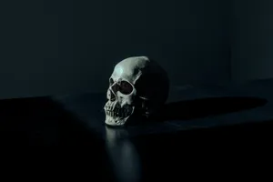 Dark And Scary Skull Wallpaper