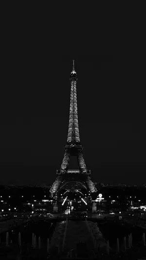 Dark Android Eiffel Tower Wallpaper