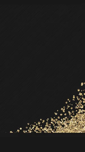 Dark Android Gold Crystal Wallpaper