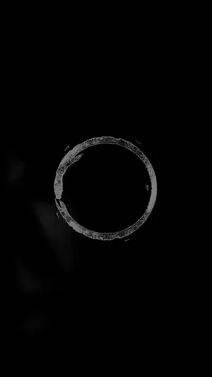 Dark Android Grunge Circular Pattern Wallpaper