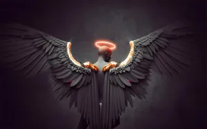 Dark Angel Wings Wallpaper