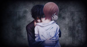 Dark Anime Anzai And Taira Wallpaper