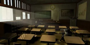 Dark Anime Classroom Wallpaper