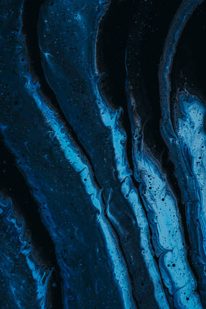 Dark Blue Abstract Art Wallpaper