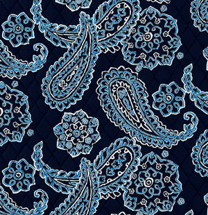 Dark Blue Bandana With Diamond Pattern Wallpaper
