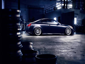 Dark Blue Infiniti Car Wallpaper