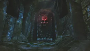 Dark Brotherhood Skull Door Wallpaper