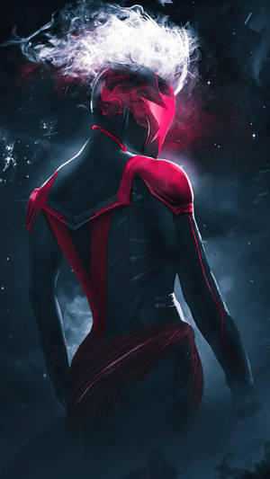 Dark Captain Marvel Iphone Wallpaper