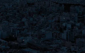 Dark City High Angle Wallpaper