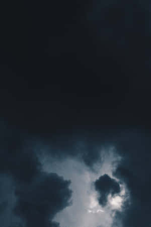 Dark Clouds Loom Over The Horizon Wallpaper