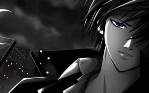 Dark Crazy Anime Boy Half Face Shadow Wallpaper