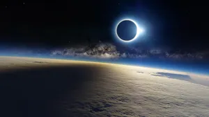 Dark Eclipse Of The Moon Wallpaper