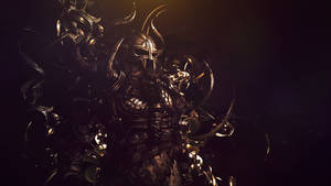 Dark Golden Norse Armor Wallpaper