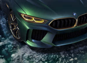 Dark Green Bmw M8 4k Desktop Wallpaper