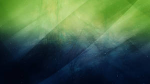 Dark Green Ombre Abstract Art Wallpaper