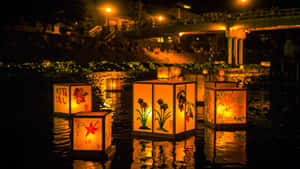 Dark Japanese Obon Festival Of The Dead Wallpaper