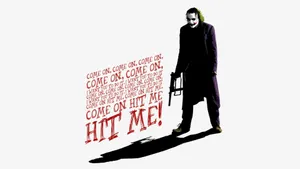 Dark Knight Joker In 4k Ultra Hd Come On Hit Me Wallpaper
