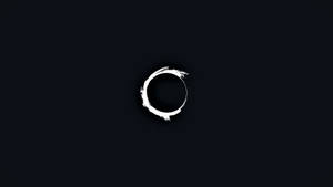 Dark Minimalist Eclipse Wallpaper