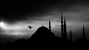 Dark Mosque Black Screen 4k Wallpaper