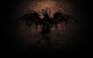 Dark Painted Eagle Pc Wallpaper