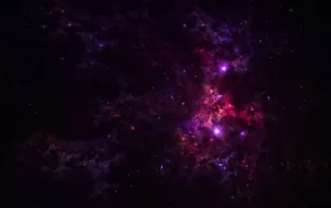 Dark Pink Galaxy Wallpaper