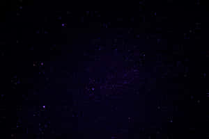 Dark Purple Sky Visible Stars Wallpaper